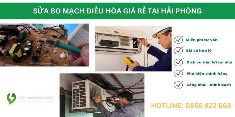 Dịch vụ sửa bo mạch điều hòa tại Hải Phòng